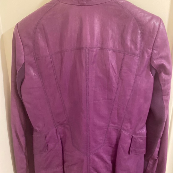 Danier Leather Purple Jacket💜 - Picture 6 of 7